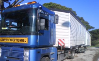 transport de mobil home dans le var, convoi exceptionnel